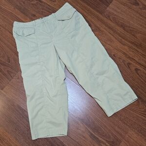 Caribbean Joe Tan Petite Cropped Pants